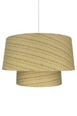 Riva Grande Rattan Hasır Avize