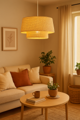 Sera Grande Rattan Hasır Avize