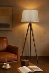 Ceviz Kumbeji Ahşap Lambader