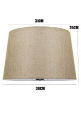 Doğal Hasır Kumbeji Ahşap Lambader